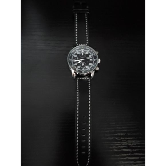 🔥BRAND NEW Citizen Eco-Drive Chronograph Men's Aviator Watch CA0695-17E - Picture 2 of 4